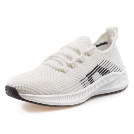 Дамски маратонки с връзки Bulldozer бели