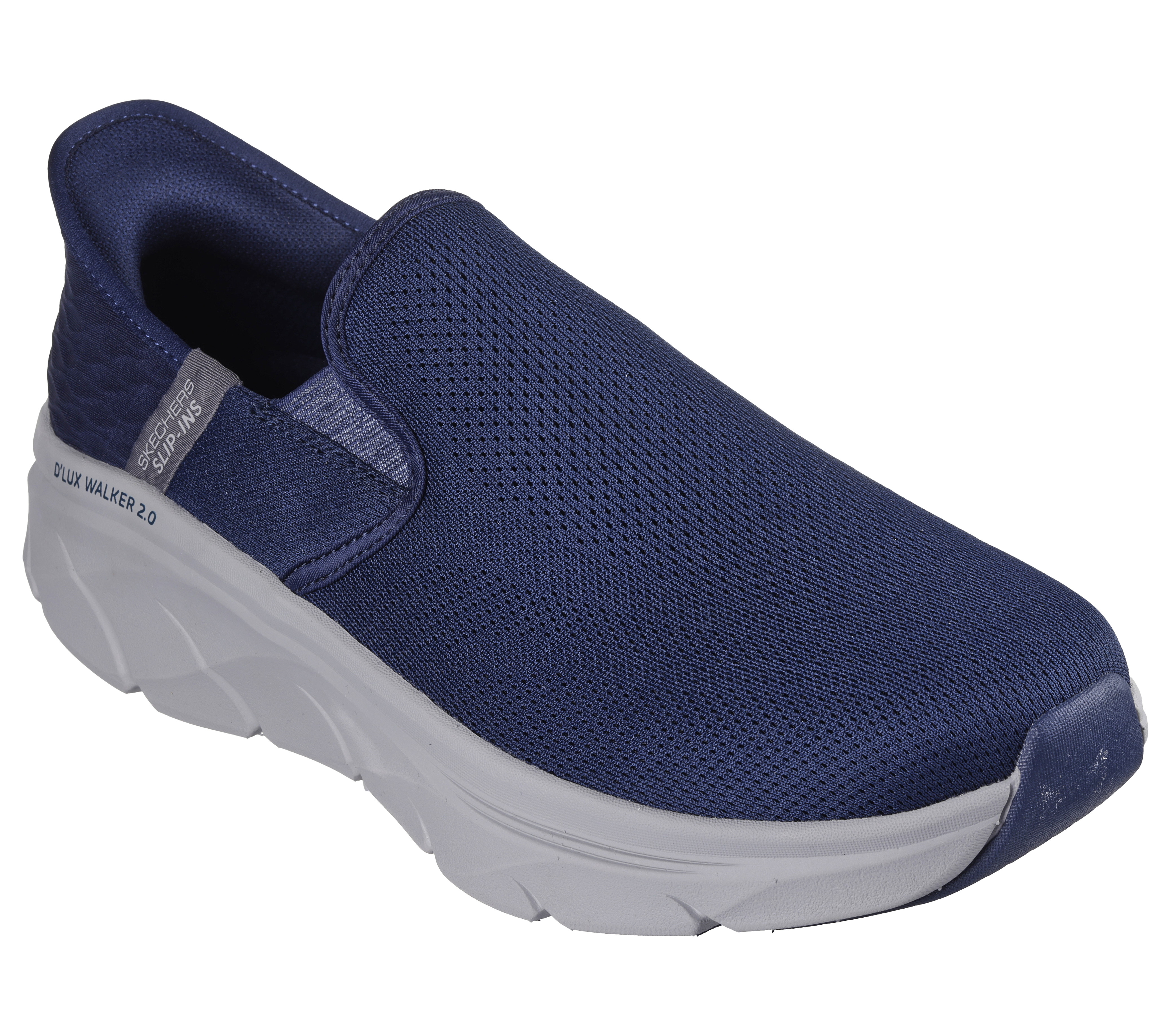 Мъжки спортни обувки без връзки Skechers D'LUX WALKER 2.0 сини