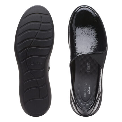 Дамски ежедневни обувки  Clarks Kayleigh Step  черен лак