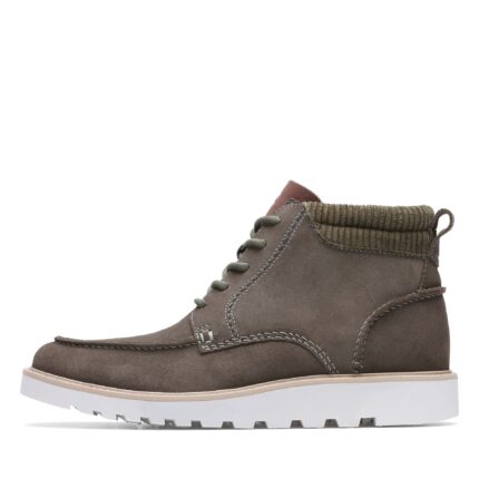 Мъжки боти Clarks  Barnes Mid  тъмно сиви