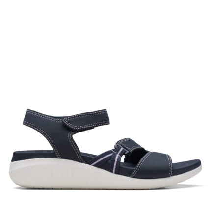 Дамски сандали Clarks Glide Hi Shore сини