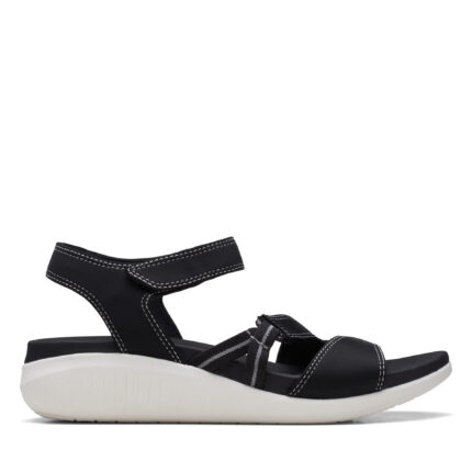 Дамски сандали Clarks Glide Hi Shore черни