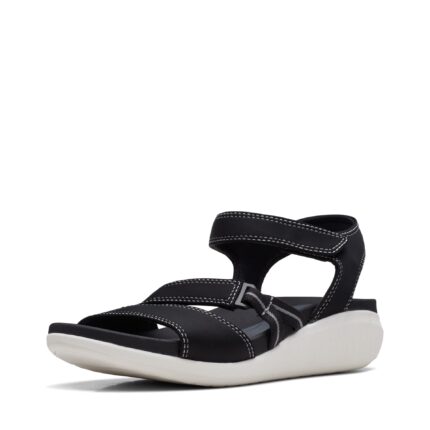 Дамски сандали Clarks Glide Hi Shore черни