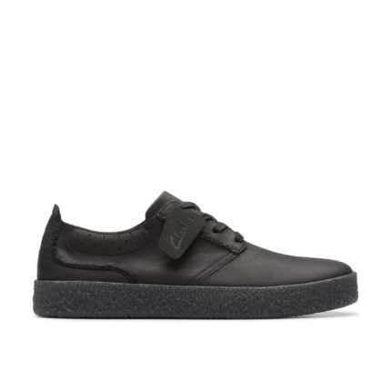 Мъжки обувки Clarks Casual StreethillLace естествена кожа черни
