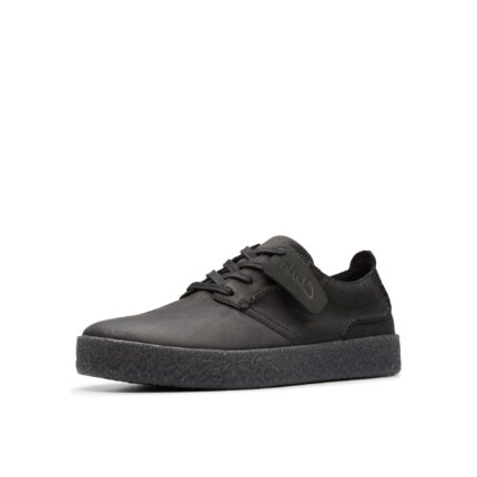 Мъжки обувки Clarks Casual StreethillLace естествена кожа черни