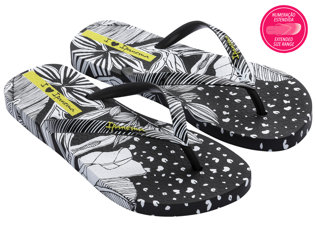 Дамски анатомични джапанки Ipanema черни