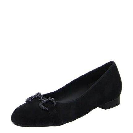 Дамски обувки Ara High Soft естествен велур черни