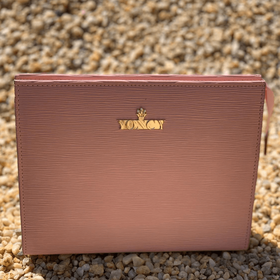 Дамска чанта клъч Yoncy® розова