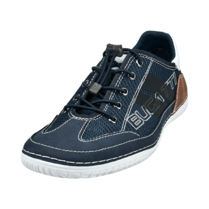 Мъжки спортни обувки Bugatti с връзки сини