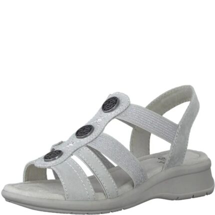 Дамски сандали Jana VEGAN  ширина H сиви