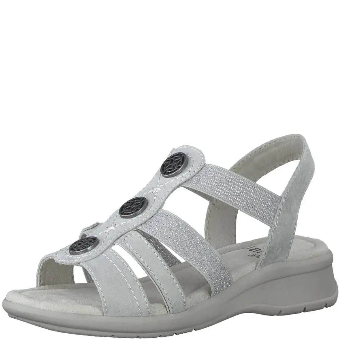 Дамски сандали Jana VEGAN  ширина H сиви