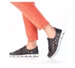 Дамски спортни обувки Rieker ANTISTRESS 49956-14 ширина F1/2 сини