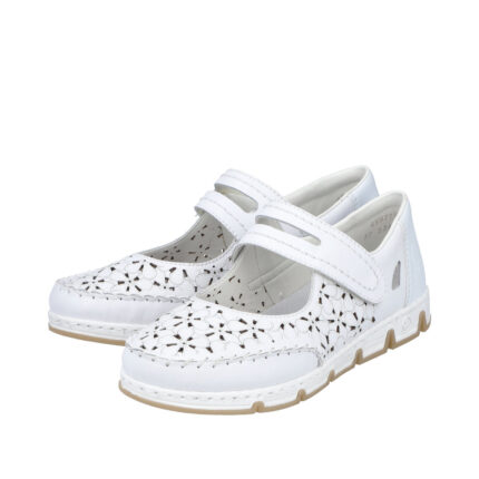 Дамски обувки RIEKER ANTISTRESS 49977-80 бели