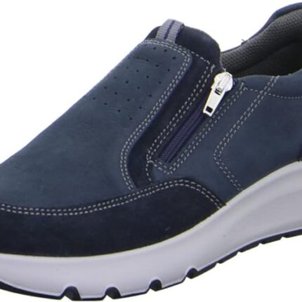 Мъжки обувки без връзки Ara естествена кожа сини