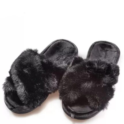 Дамски домашни чехли Bulldozer P212-6 черни