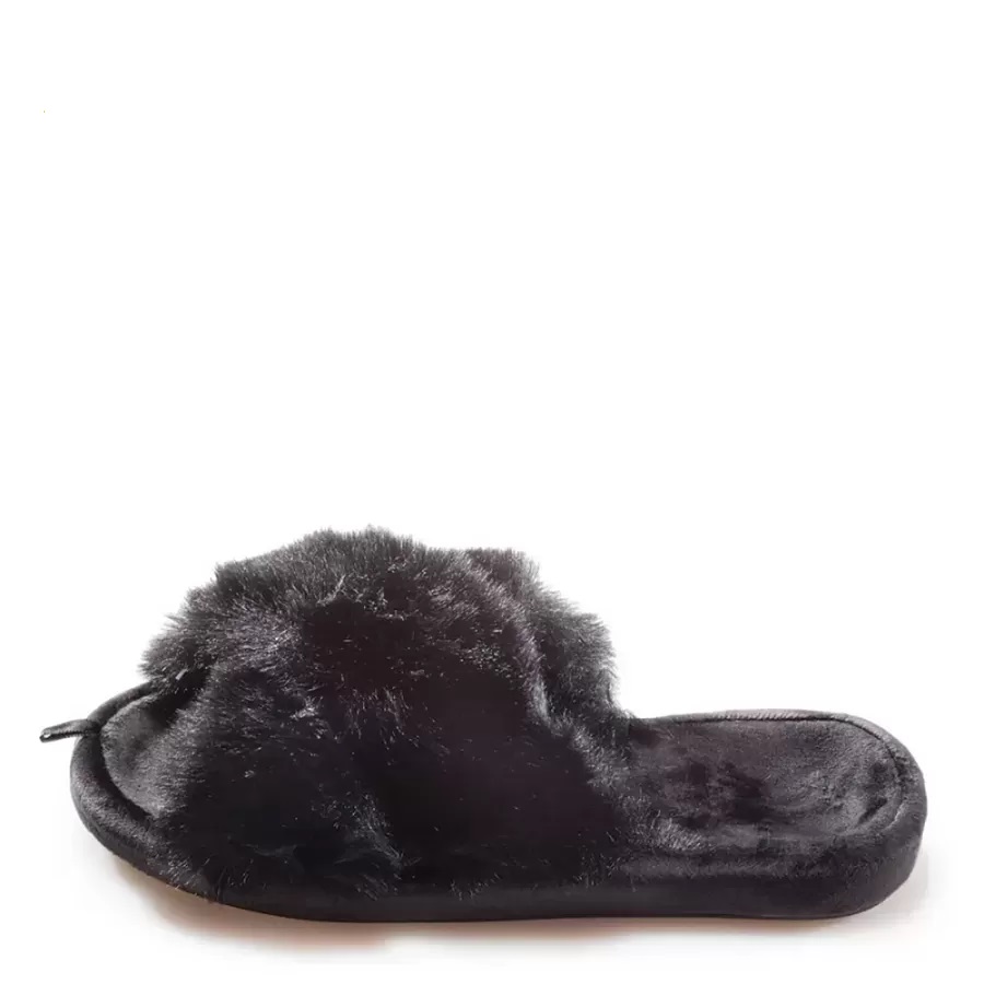 Дамски домашни чехли Bulldozer P212-6 черни