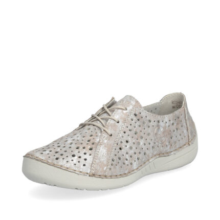 Дамски обувки Rieker ANTISTRESS 52534-90 сребристи