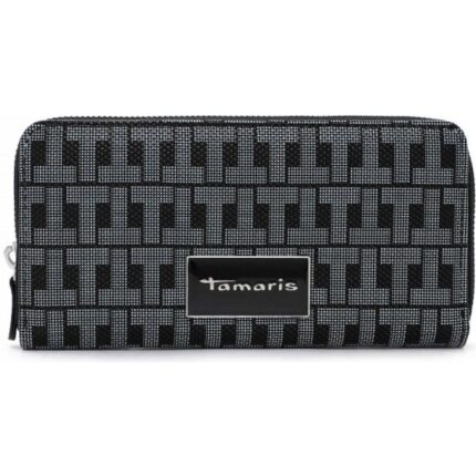 Дамска малка чанта-портфейл Tamaris черен