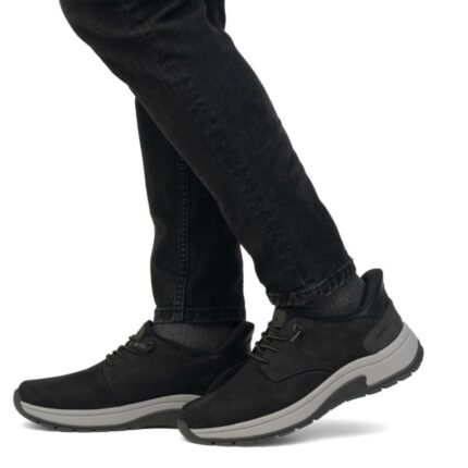 Мъжки обувки RIEKER-11050-00 естествена кожа черни