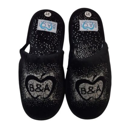 Дамски домашни чехли Hot Sand черни