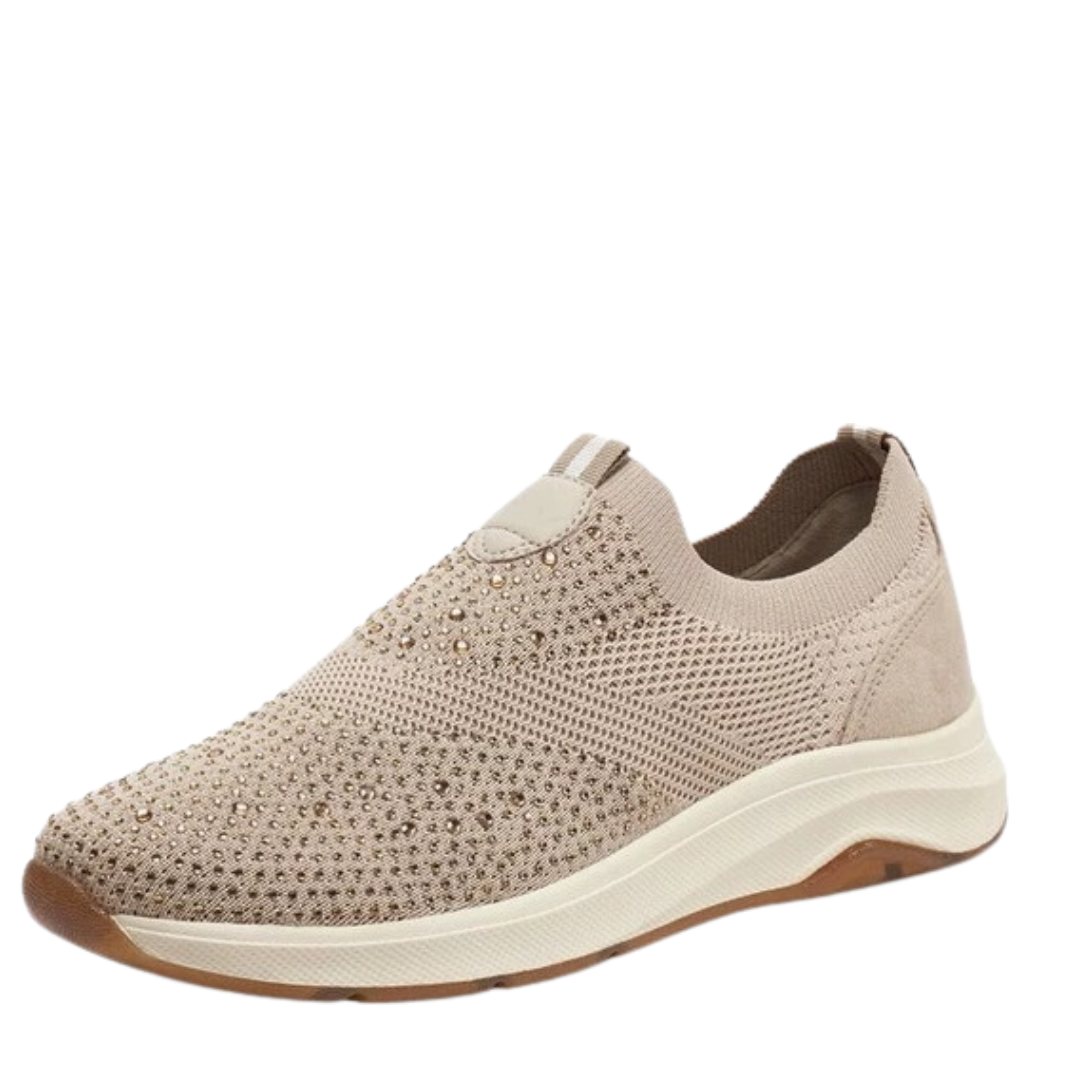 Дамски спортни обувки Jana Soft Line бежови