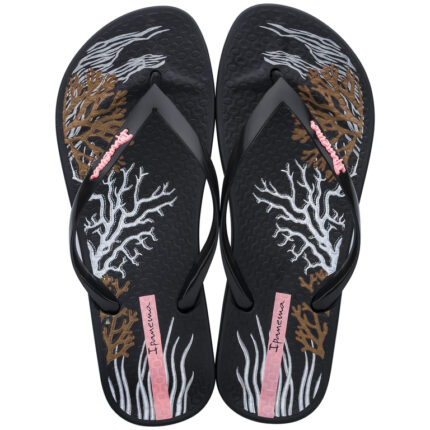 Дамски анатомични джапанки Ipanema черни