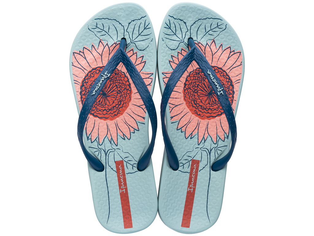 Дамски анатомични джапанки Ipanema сини