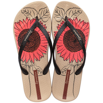 Дамски анатомични джапанки Ipanema бежови/кафяви