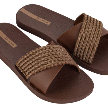 Дамски чехли Ipanema 83244 кафяви