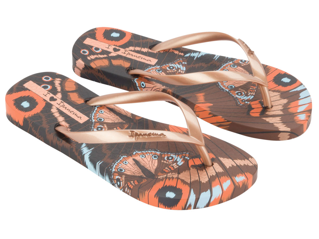 Дамски джапанки Ipanema 83468 кафяви/цветни