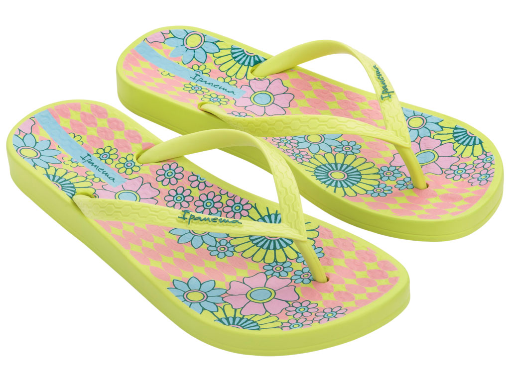 Дамски джапанки Ipanema 83469 жълти/цветни
