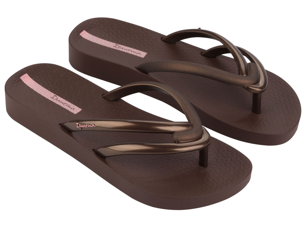Дамски джапанки Ipanema 83519 кафяви