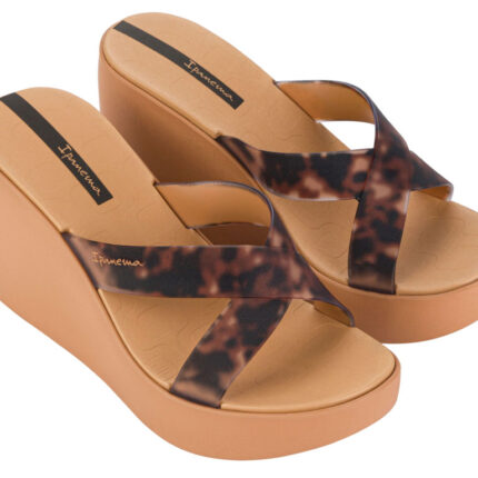 Дамски чехли на платформа Ipanema Lipstick 83520 кафяви