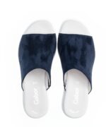 Дамски чехли на платформа Gabor сини