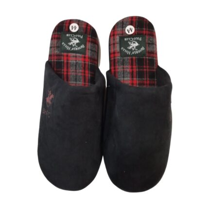 Мъжки домашни чехли Polo черни