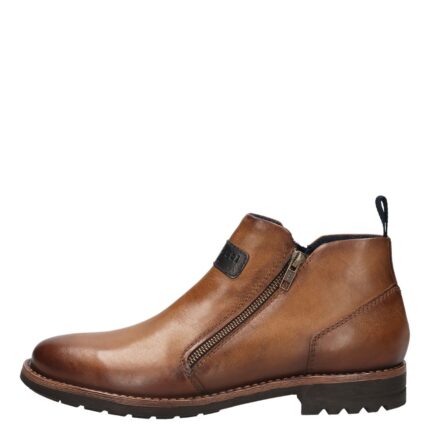 Мъжки боти от естествена кожа Bugatti кафяви