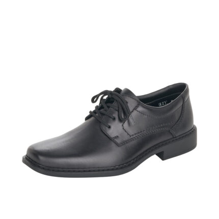 Мъжки елегантни обувки с връзки Rieker B0800-00 черни