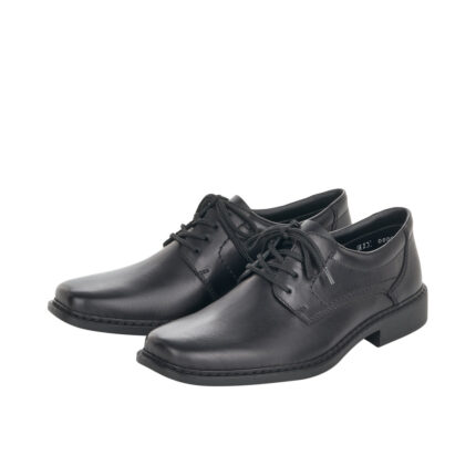 Мъжки елегантни обувки с връзки Rieker B0800-00 черни