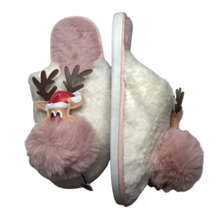 Дамски домашни чехли Kompass розово Еленче