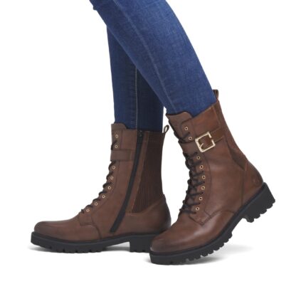 Дамски боти REMONTE D8664-25 кафяви