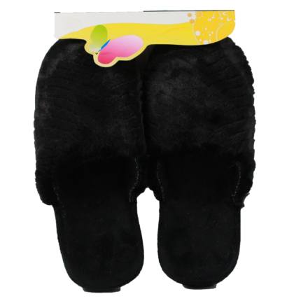 Дамски домашни чехли Bulldozer черни