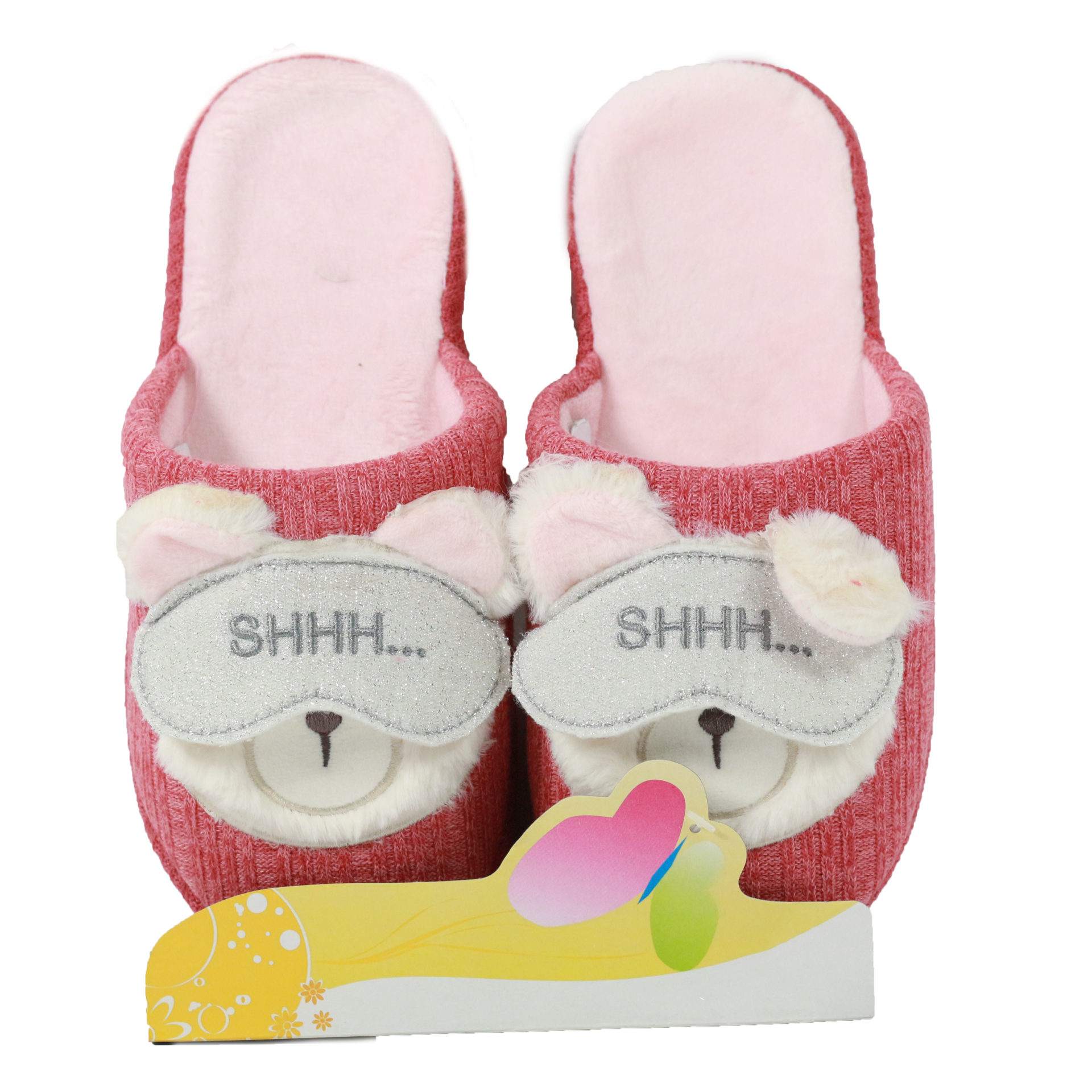 Дамски домашни чехли Bulldozer  тъмно розови