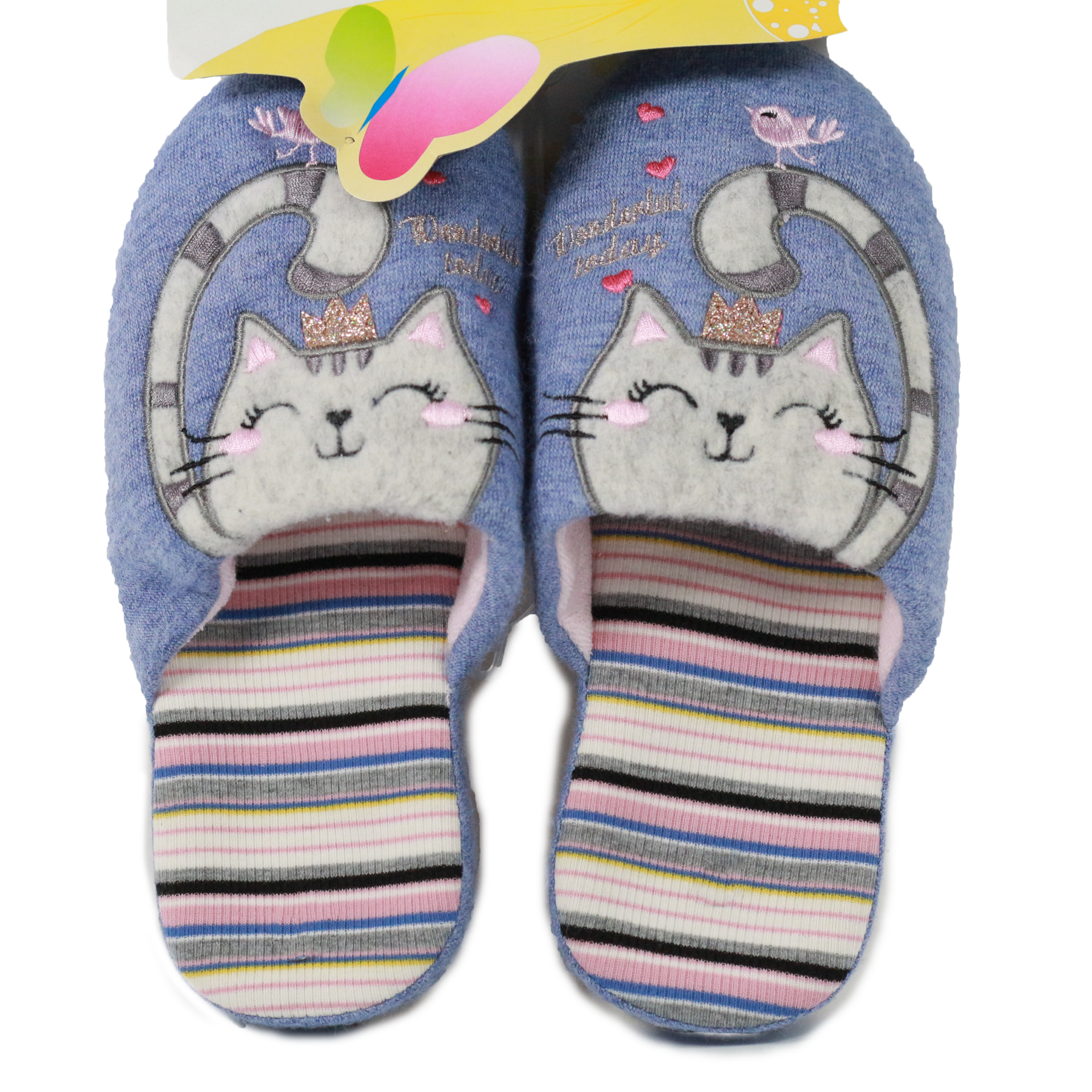 Дамски домашни чехли Bulldozer сини