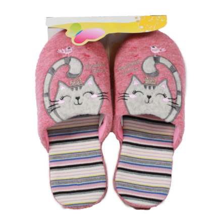 Дамски домашни чехли Bulldozer розови