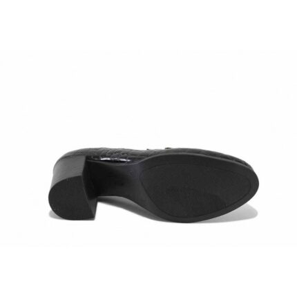 Дамски обувки на ток RIEKER 50101-00 ширина F1/2 черни