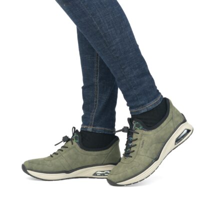 Дамски обувки RIEKER M5651-54 ширина F1/2 зелени