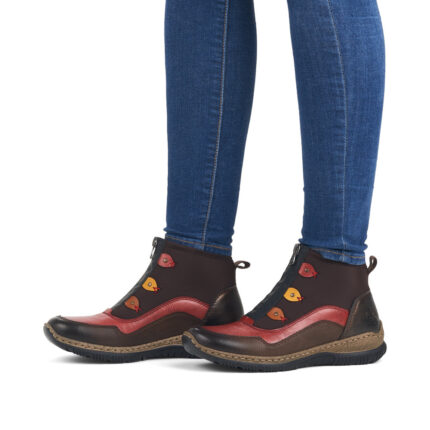 Дамски равни боти Rieker ANTISTRESS N3277-25 цветни