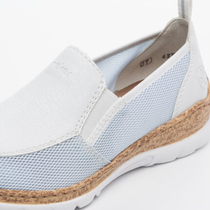 Дамски обувки без връзки Rieker Antistress  N4275-10  светло сини