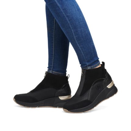 Дамски обувки RIEKER N6361-00 черни