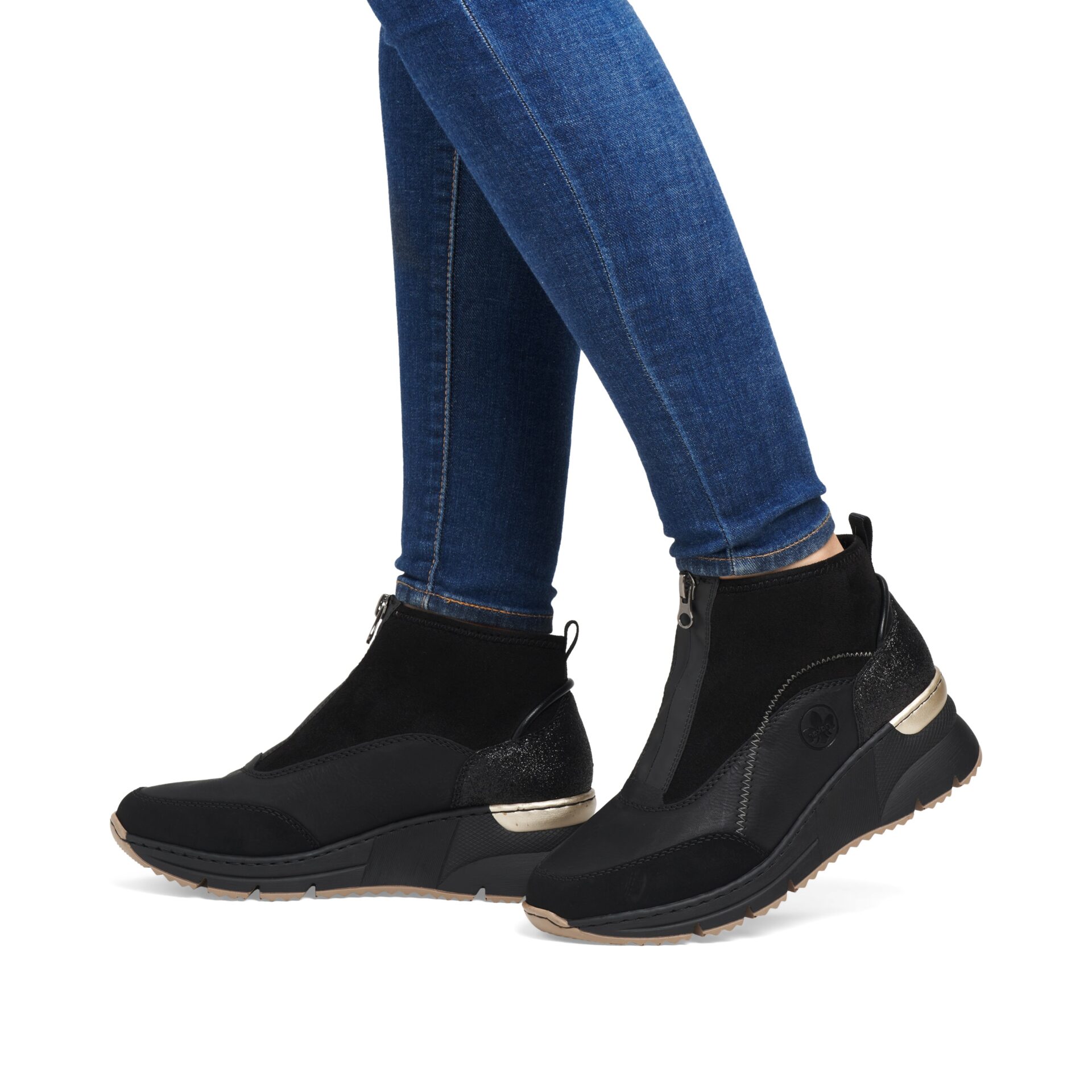 Дамски обувки RIEKER N6361-00 черни